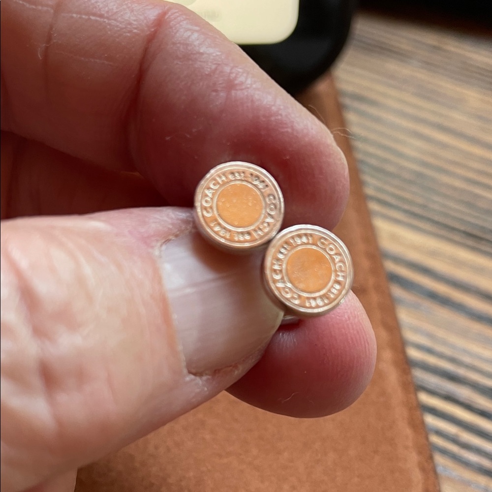 Vintage Coach sterling studs